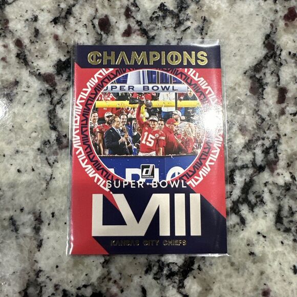 2024 Panini Donruss Super Bowl Champions Kansas City Chiefs‎ #750 SP Insert - Picture 1 of 10